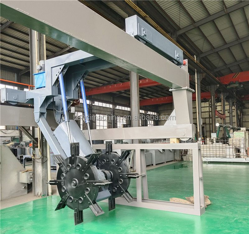 1200-3000mm چرخ نوع باقی مانده سویا / ذرت استیل کمپوست ماشین ترنر
