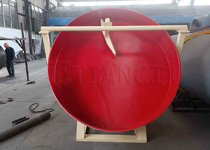 پودر آهن به دانه ها ماشین دیسک آلی کود دانه گیر 0.5-6T / H
