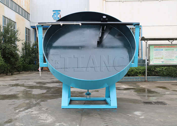 1-6T/h NPK کود گانول ماشین دیسک کود گرانولاتور با 95٪ نرخ دانه گیری