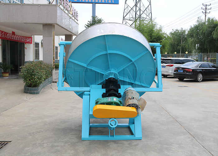 Chicken Manure Organic Fertilizer Disc Pelletizer Pan Type Granulator Machine