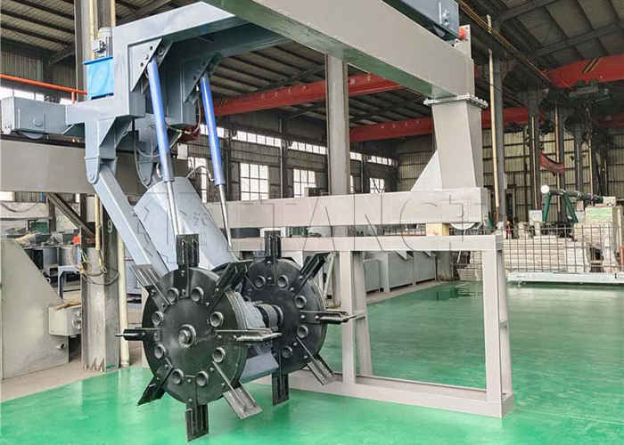 150-400m3/H ظرفیت زباله های آلی کمپوست ماشین چرخ ترنر