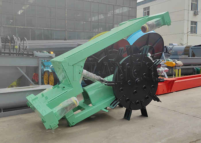 150-400m3/H خروجی بزرگ Flipping Span کمپوست چرخ ماشین چرخ نوع