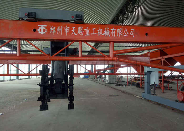 150-400m3/H خروجی بزرگ Flipping Span کمپوست چرخ ماشین چرخ نوع