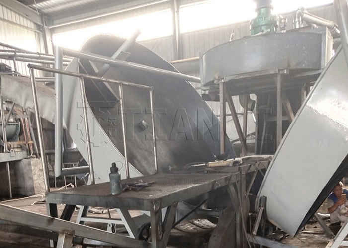 1-20T / H ظرفیت زباله های شهری خط تولید کود زباله های آلی