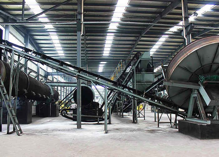1-20T / H ظرفیت زباله های شهری خط تولید کود زباله های آلی
