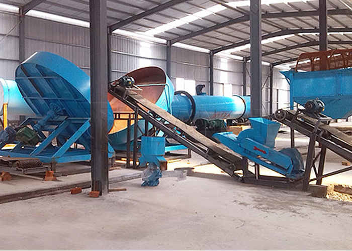 1-20T / H کود حیوانی کود ارگانیک خط دانه گیری دیسک دانه گیر برای زباله های ارگانیک