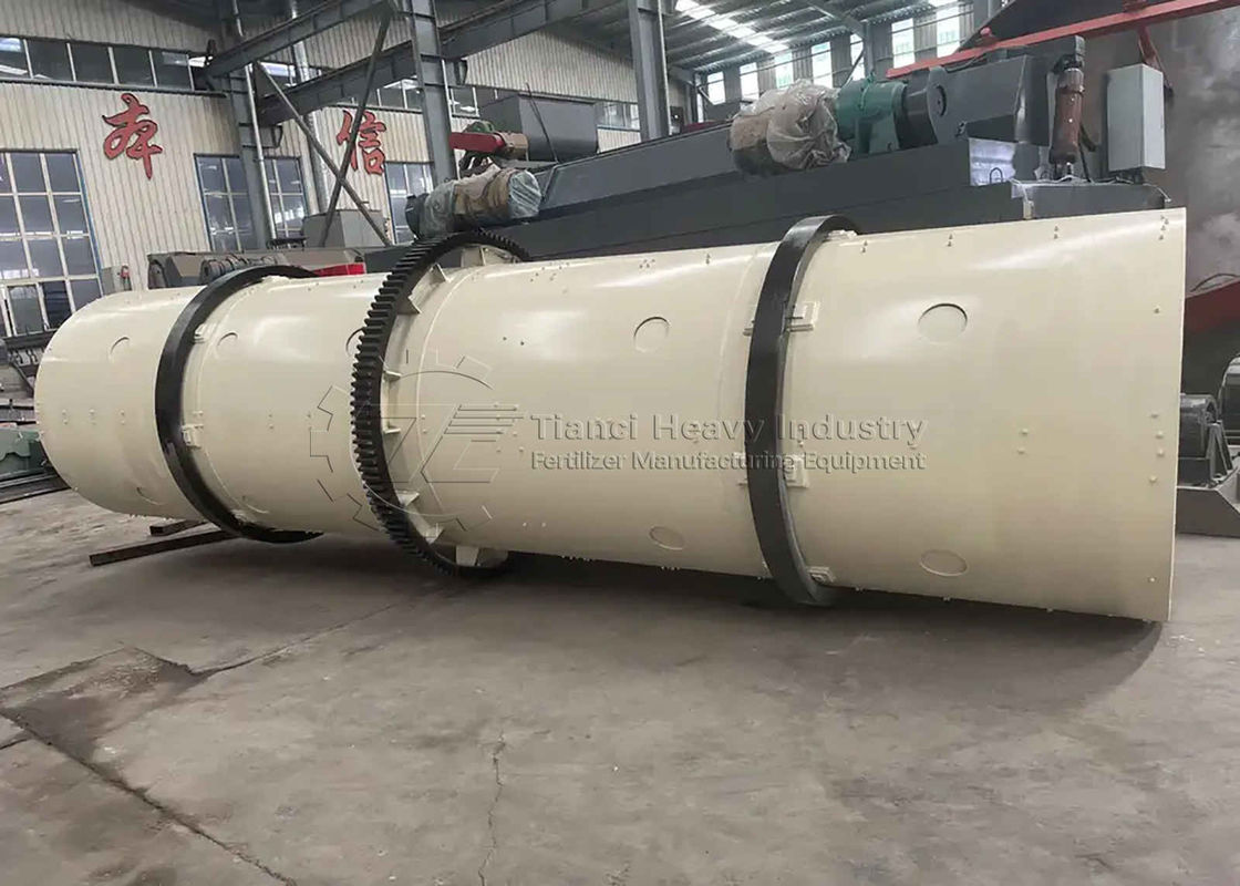 1-20T/h ظرفیت خط تولید کود ارگانیک گرانولاتور درام چرخشی برای کود حیوانات