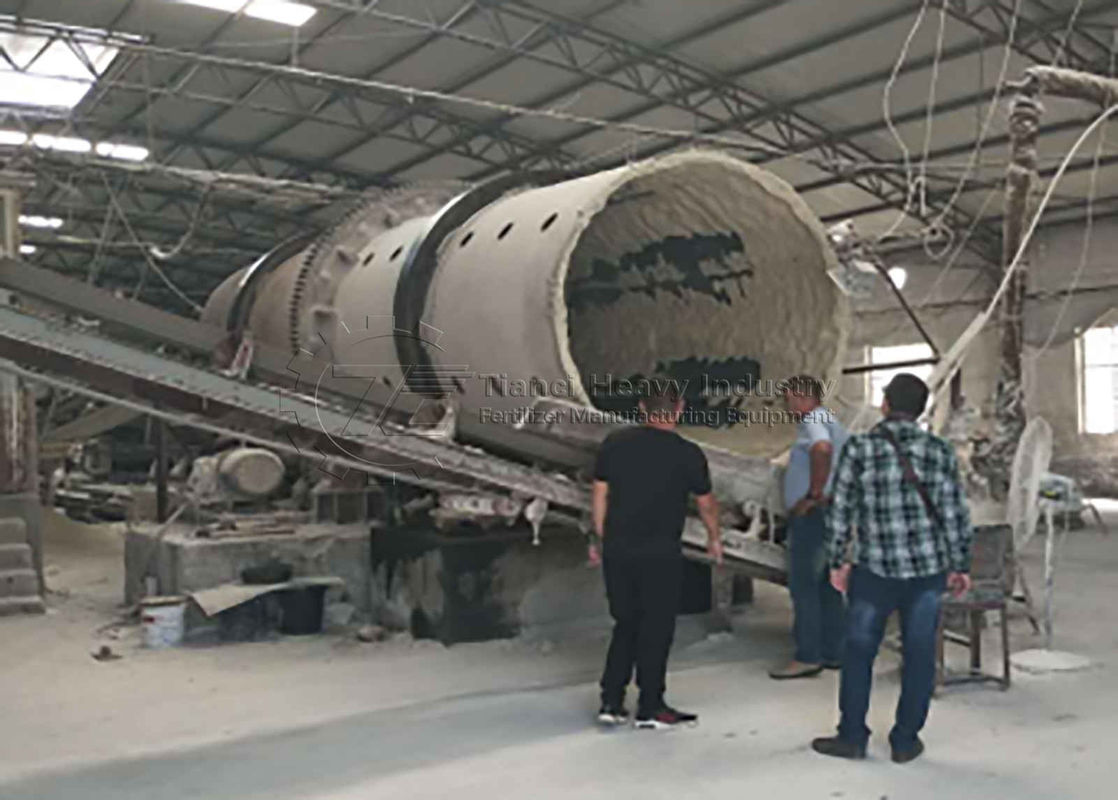 اسپری آب اضافه کردن نوع طبل Granulator طبل granulator برای آلی مرکب کود طبل granulator خط granulation