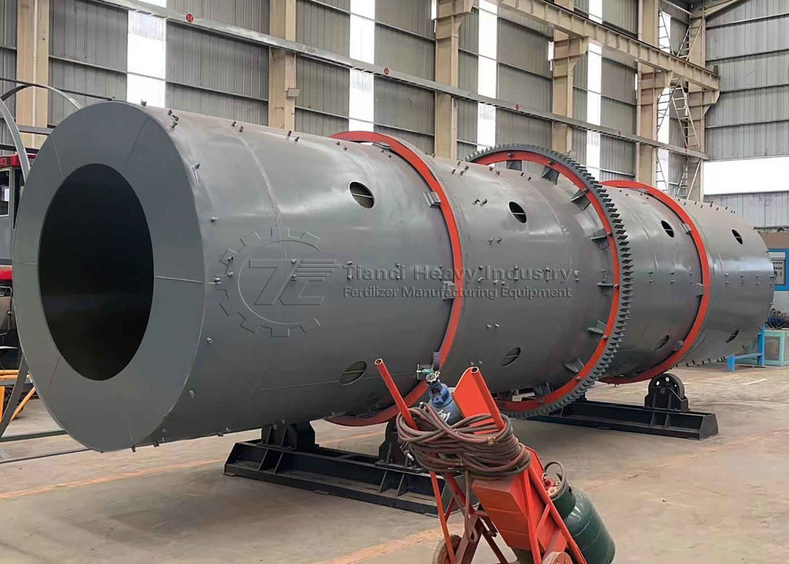 1-20T/h ظرفیت خط تولید کود ارگانیک گرانولاتور درام چرخشی برای کود حیوانات