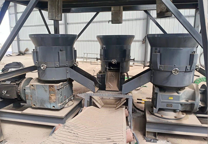 خط تولید دانه های کود ارگانیک گاو کود کمپوست Granulator Biomass Flat Die خط تولید