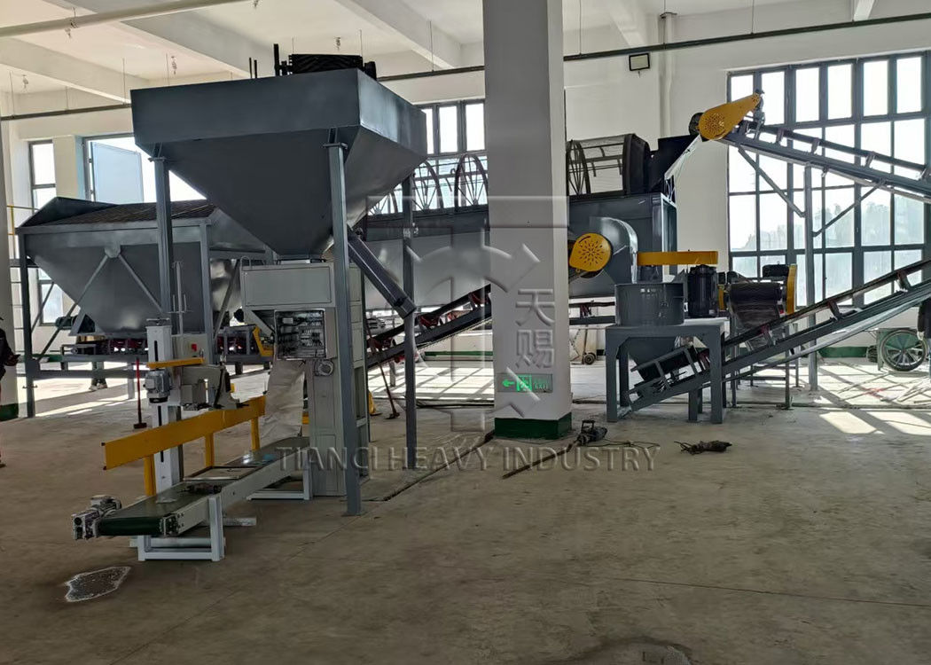 1-10T/H Double Roller Granulator NPK Compound Fertilizer Production Line for Dry Chemical Powder