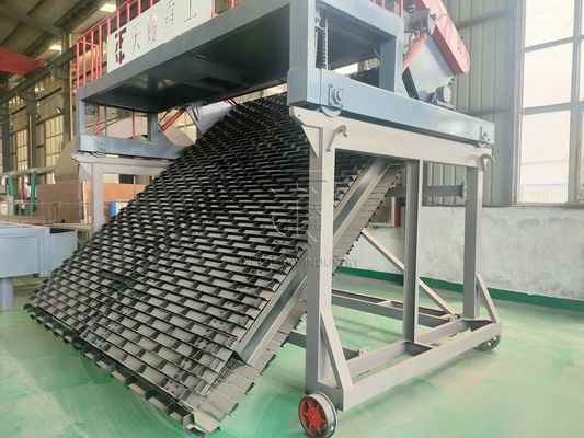 صفحه زنجیره ای کمپوست ترنر کمپوست دستگاه تخمیر ارتفاع 4250mm