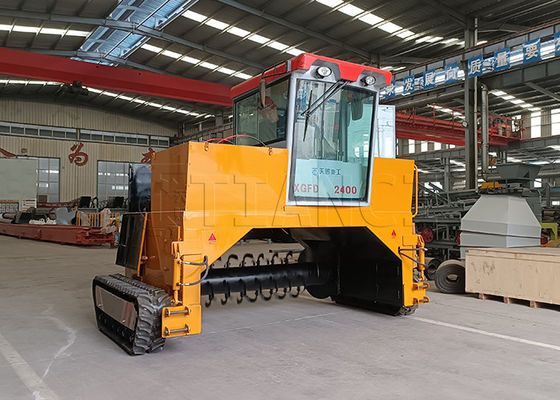 تجهیزات تخمیر کود آلی - دستگاه همزن کمپوست