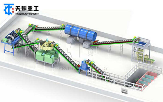 خط تولید کود ترکیبی کود گاو